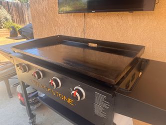 Griddle stone fire