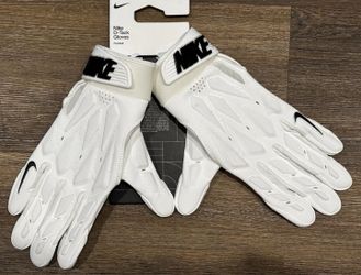 Brand New Nike D-Tack 7.0 White Padded Lineman Linemen Football Gloves Men Size Large