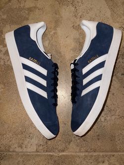 NEW Mens Sz 11 Adidas Original Classic Gazelle Collegiate Navy / White