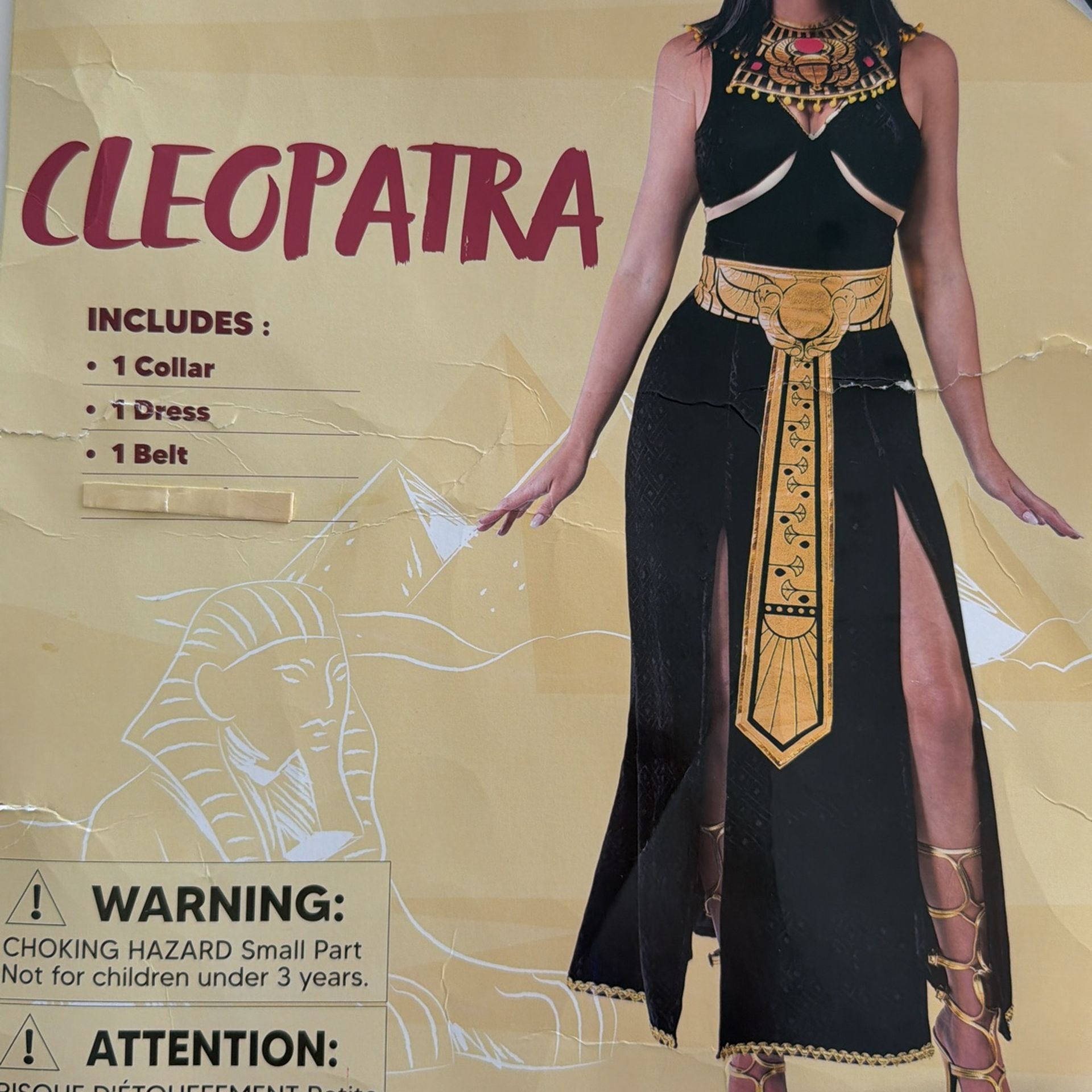 Black CLEOPATRA Dress Costume
