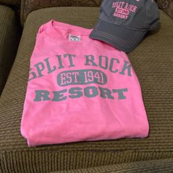 Split Rock T-shirt And Hat NEW $10