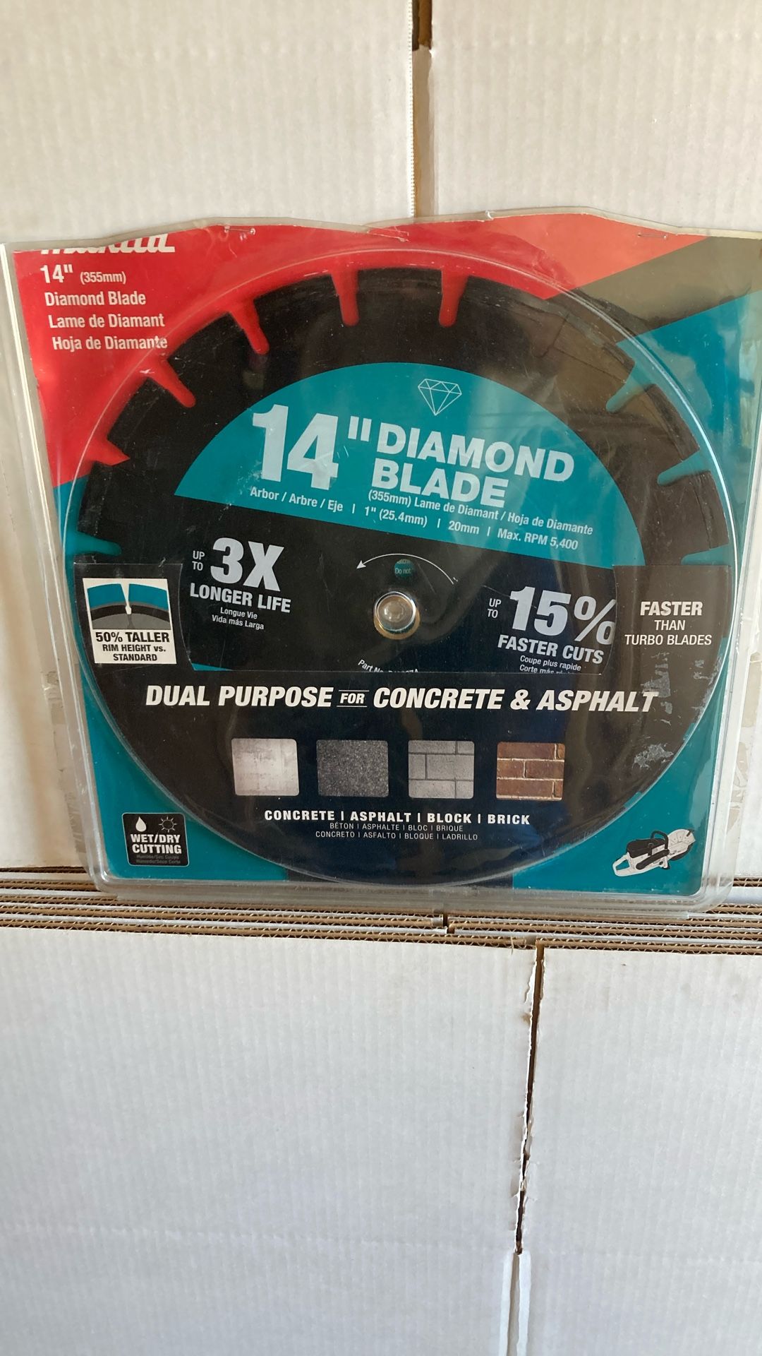 Masonry Blade 14”. MAKITA