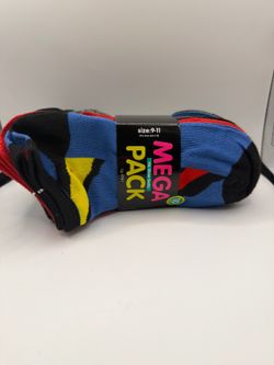 IPNY Mega Pack 10-Pair Crew Socks Size 9–11