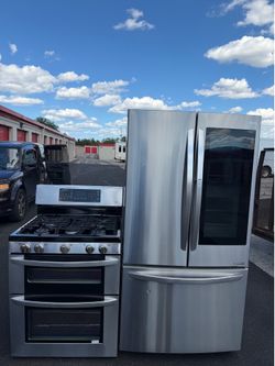 LG SET-REFRIGERATOR AND STOVE 🔥