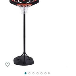 Kids Portable Basketball Hoop With Adjustable Arm