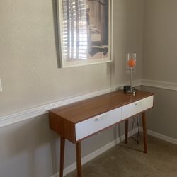 Mid-Century Style Console Wood