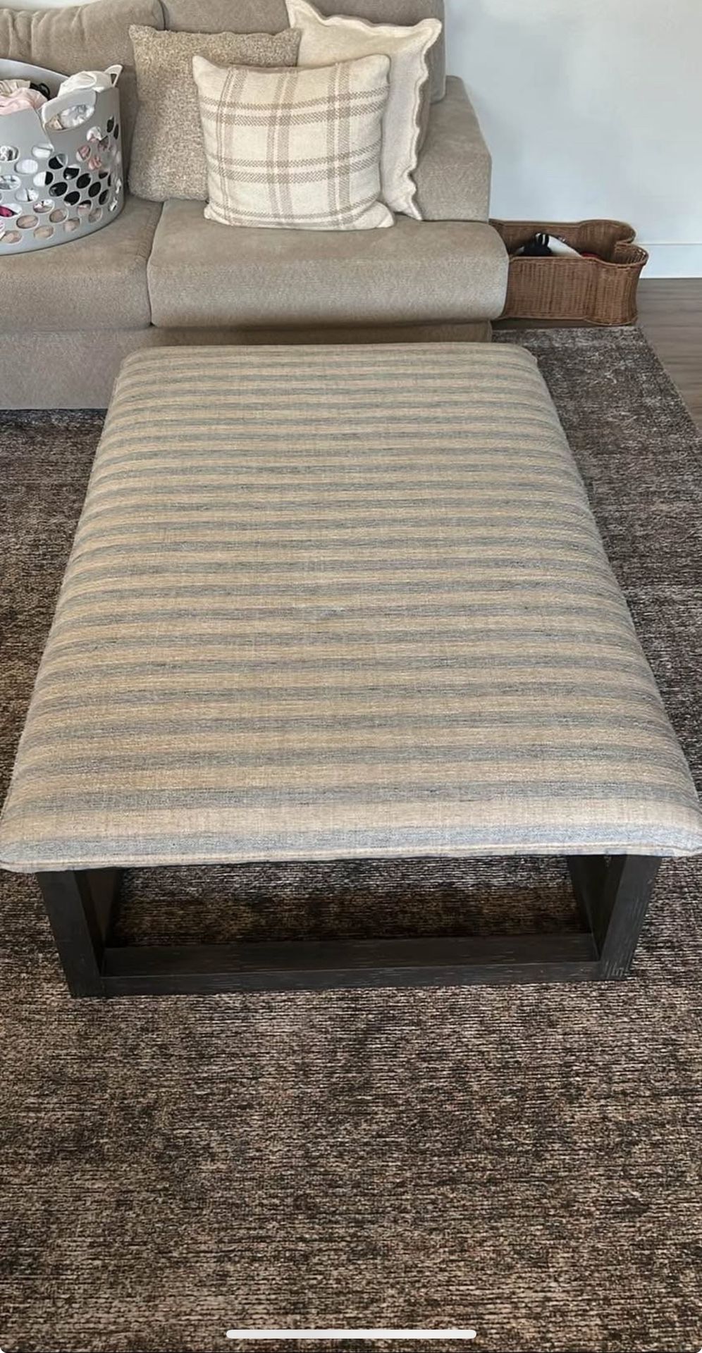 Restoration hardware Ottoman