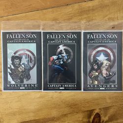 Fallen Son: The Death of Captain America (2007) – Issues #1, #3, #5 – Near Mint