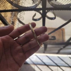 Broken Bangle Bracelet 10k