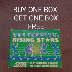 Score 1991 Baseball Rising Stars 