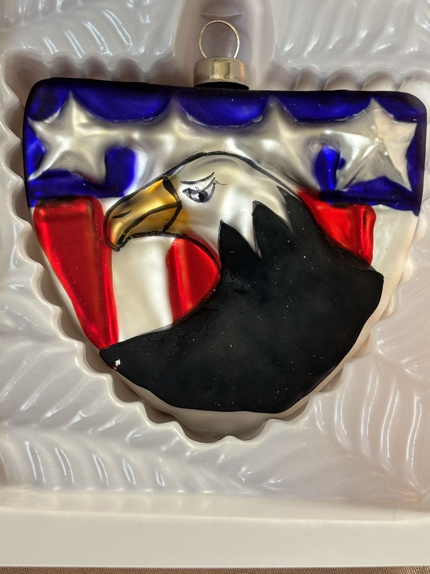 Handcrafted American Eagle Ornament