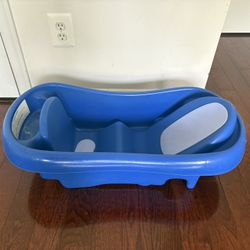 The First Years – Sure Comfort® Newborn to Toddler 3-in-1 Baby Bathtub (Blue)