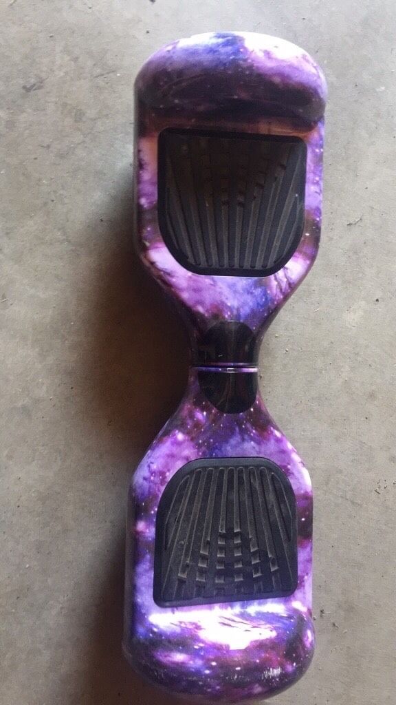 Purple galaxy hoverboard