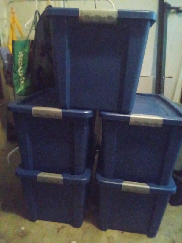 Sterilite Ultra 25 Gallon Totes Containers Bins...5 Available