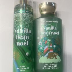 Bath And Body Works Set - Vanilla Bean Noel 