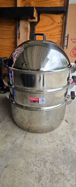 Zebra Stainless Steel Steamer Pot 50cm