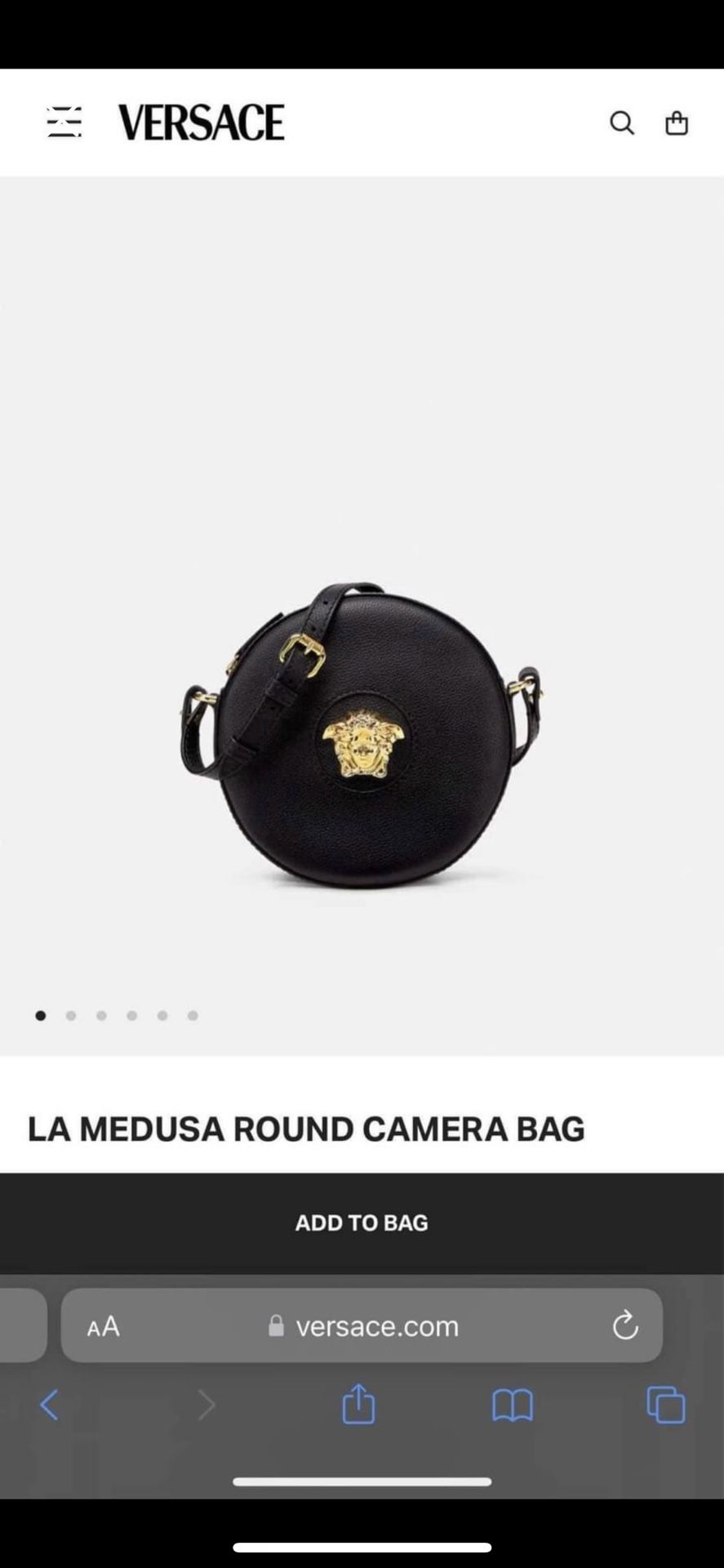 Versace medusa bag