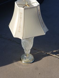 Crystal lamp antique.