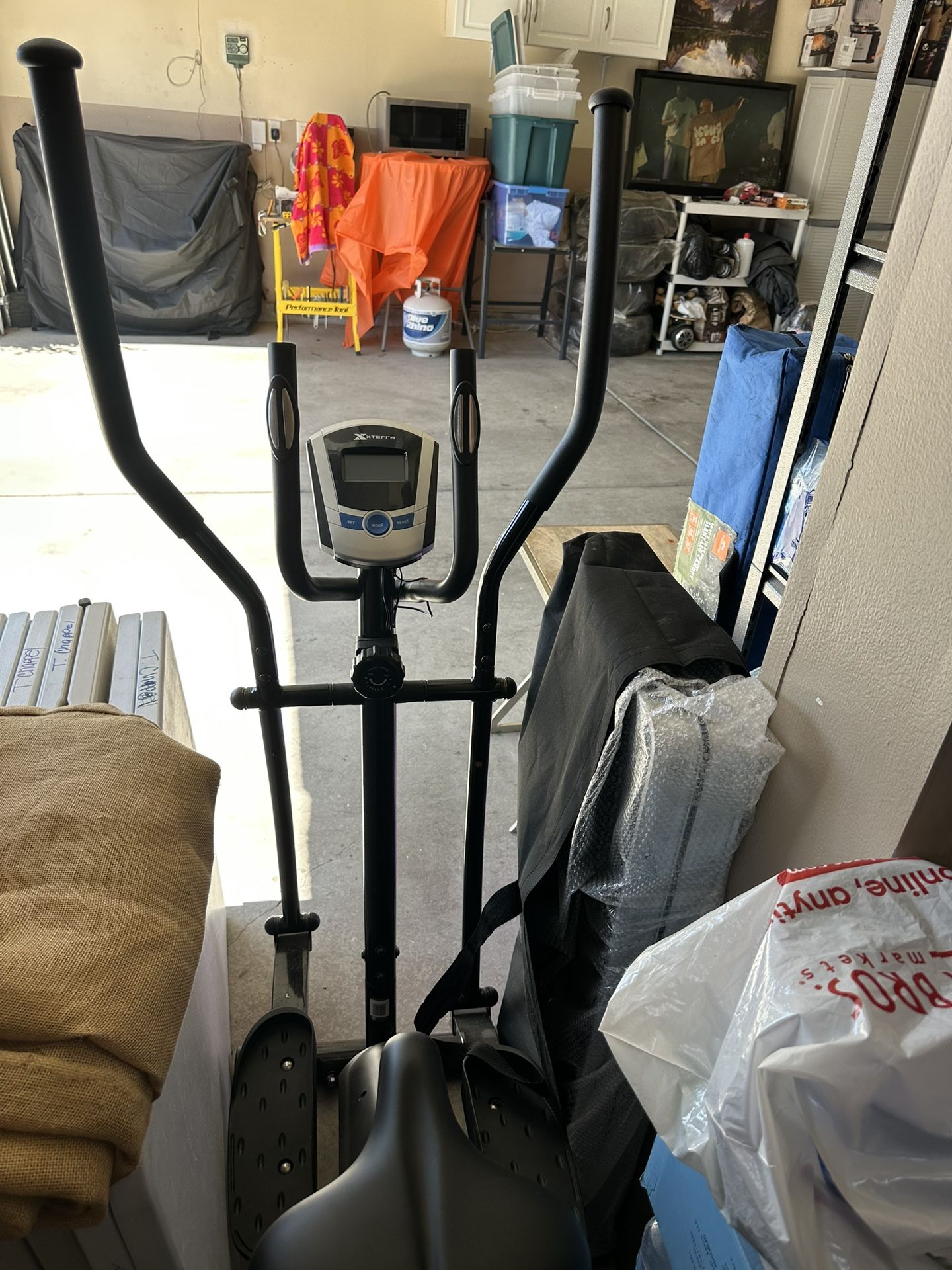 Elliptical And Exercise Bike
