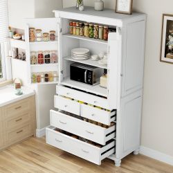 Kitchen Pantry, Organizer Storage Cabinet