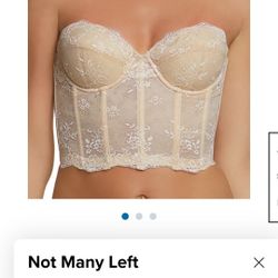 NNT DOMINIQUE Low Back Bra Sz 38F