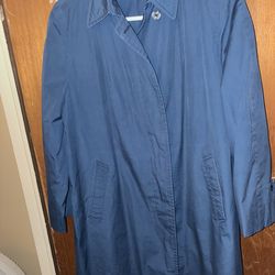London fog trenchcoat size 14 regular