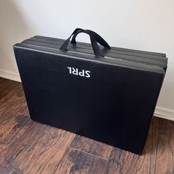 SPRI Black Exercise Folding Fitness Mat 