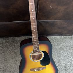 Acoustic Guitar Dark Brown