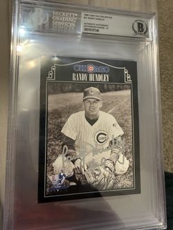 Randy Hundley Signed Chicago Cubs 1996 11th Convention Card 1996