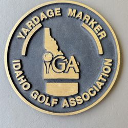 6” IGA Yardage Golfball Marker Idaho Golf Association Golf Ball Marker