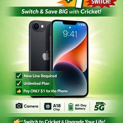 iPhone 16e just for $1 when you switch # Cricketwireless # 6526 N Clark St. Chicago IL 60626#
