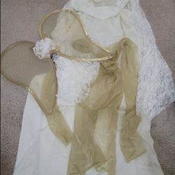 Kid Angel Costume Size M 