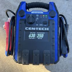 Portable Battery Charger | 630 Peak Amp Portable Car Battery Jump Starter and Power Pack CEN-TECH 