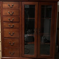 Wardrobe Wood / With Drawers  