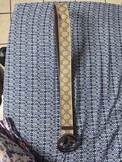 Vintage monogram gucci belt