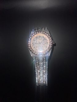 Rose Gold Iced Out Watches – Full Diamond Look