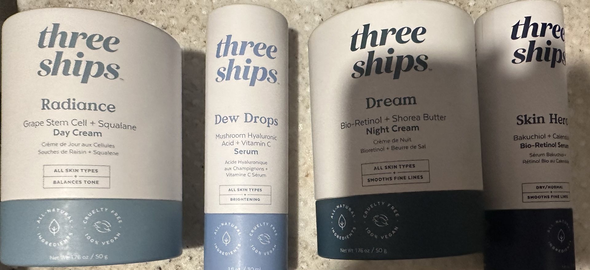 THREE SHIP SKINCARE BUNDLE NEW