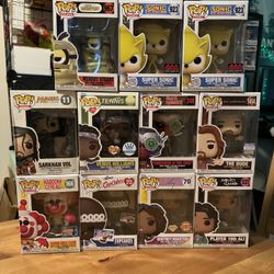 Funko Pops Random Lot Sonic, Ad Icons And More! 