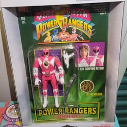 Mighty Morphin Power Rangers Legacy Auto Morphin Pink