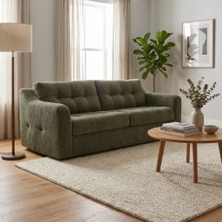 Jade 94" Sofa, Green