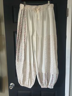 POL patchwork joggers