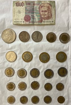 24 monedas y un Billete, todo por $50 Dlls