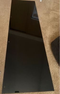 Dresser Drawer Top Glass Black from IKEA 63 3/4x18