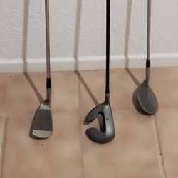 3 GOLF CLUBS  SOLD TOGETHER