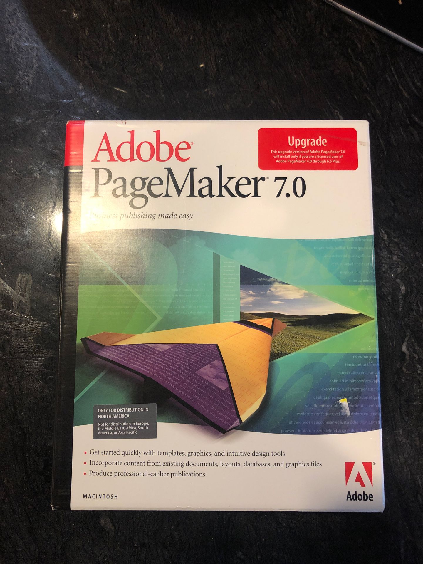 Original Adobe page maker 7.0 2003