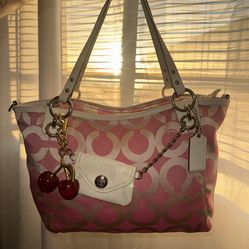 2009 Coach Poppy Signature Glam Tote