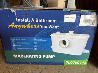 Macerating pump