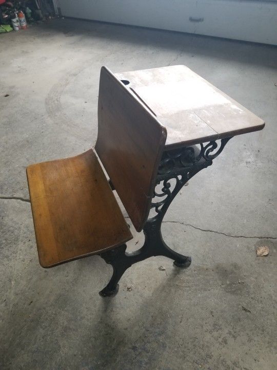 Antique School Desk