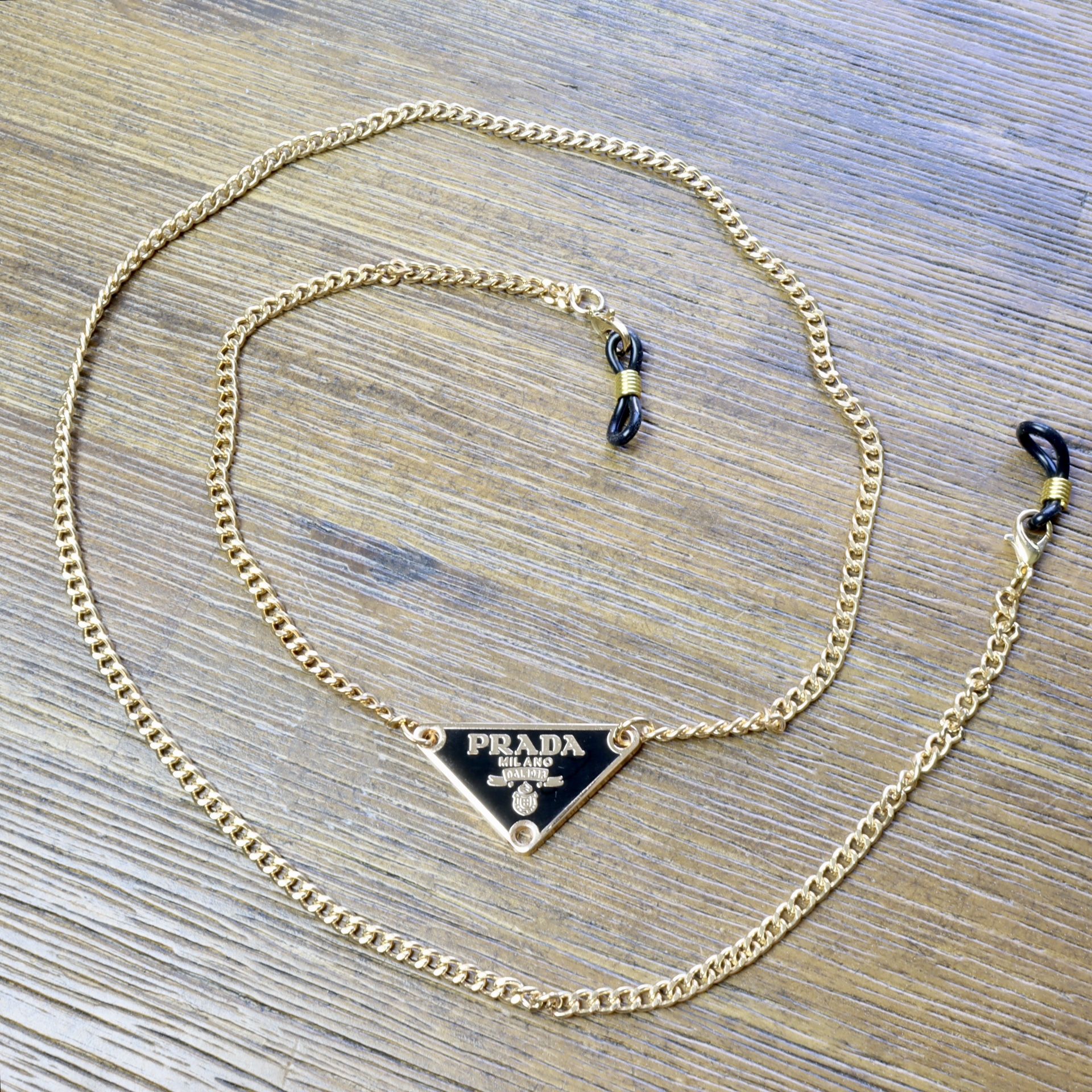 Prada Sunglasses Chain in Gold