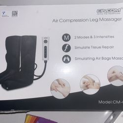 CINCOM Air Compression Leg Massager for Foot Calf Leg Wraps CM-018A